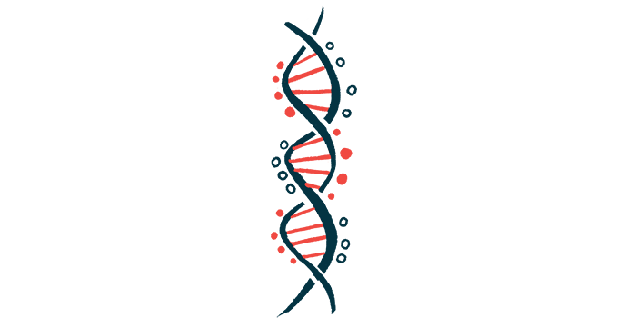 x-chromosome inactivation | Rett Syndrome News | illustration of vertical DNA strand