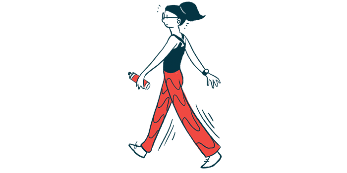 New York City Marathon/rettsyndromenews.com/woman walking illustration