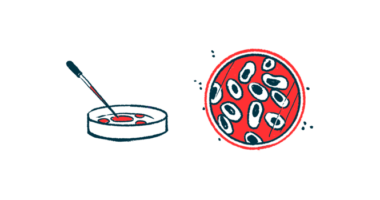 Cell are shown in a Petri dish.