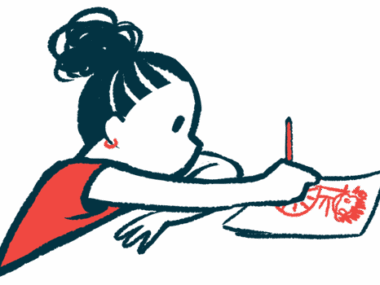 puberty | Rett Syndrome News | illustration of girl drawing