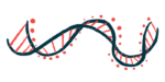 Rett syndrome apnea | Rett Syndrome News | gene activity and treatment response | illustration of DNA